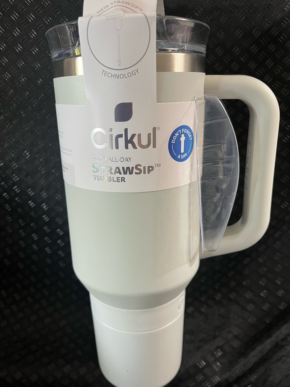 Cirkul StrawSip Tumbler - Cream/White Handle